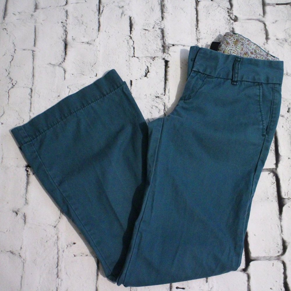 GAP PANTS, SIZE 0 REGULAR, EMERALD GREEN - Picture 3 of 6